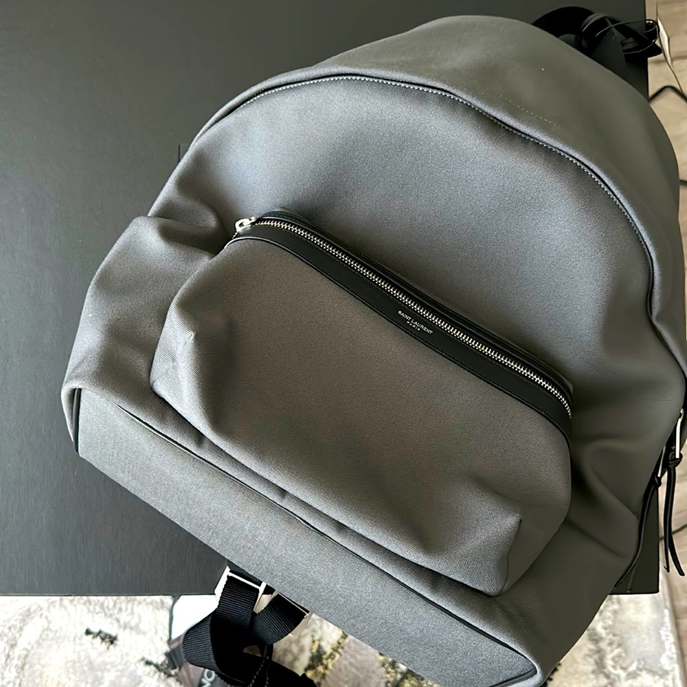 Ysl City Backpack Storm Color